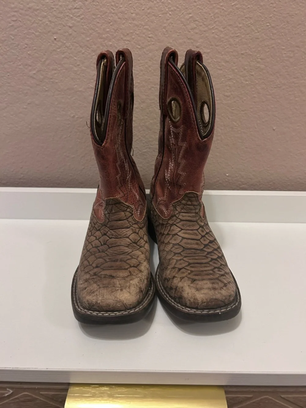 Smoky Mountain Brown Kids Cowboy Boots - Picture 1 of 5